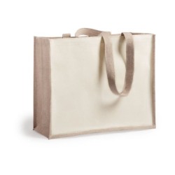 Sac shopping en jute et toile