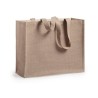 Sac shopping en jute et toile