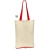 Sac pliable en coton bicolore