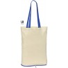 Sac pliable en coton bicolore