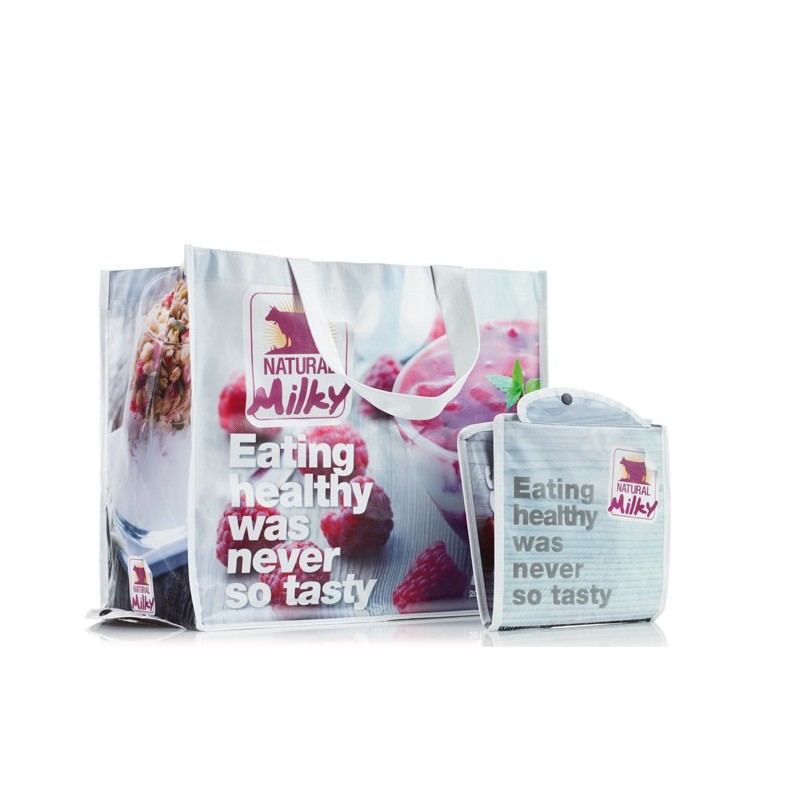 Sac cabas pliable sur-mesure 40x35x20