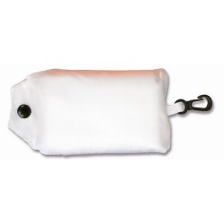 Sac shopping pliable avec pochette et mousqueton