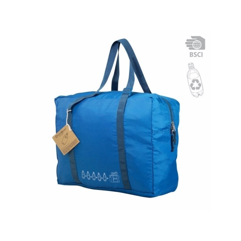 Petit sac de voyage pliable et recyclé