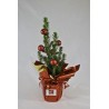 Sapin de noël avec déco
