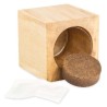 Pot cube bois mini avec graines d'épicéa en boite Star-Box - Epicéa