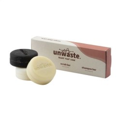 Unwaste Soap Set savon, d'écorce et shampoing