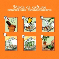 Mini Serre plastique recyclé- Mon premier Jardin