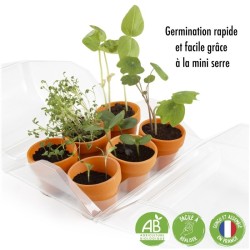 Mini Serre plastique recyclé- Mon premier Jardin