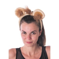 SERRE TÊTE LION VELOURS