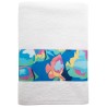Serviette 70x140cm avec liteau imprimé