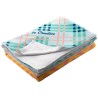 Serviette de bain full quadri