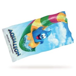 Serviette de bain full quadri