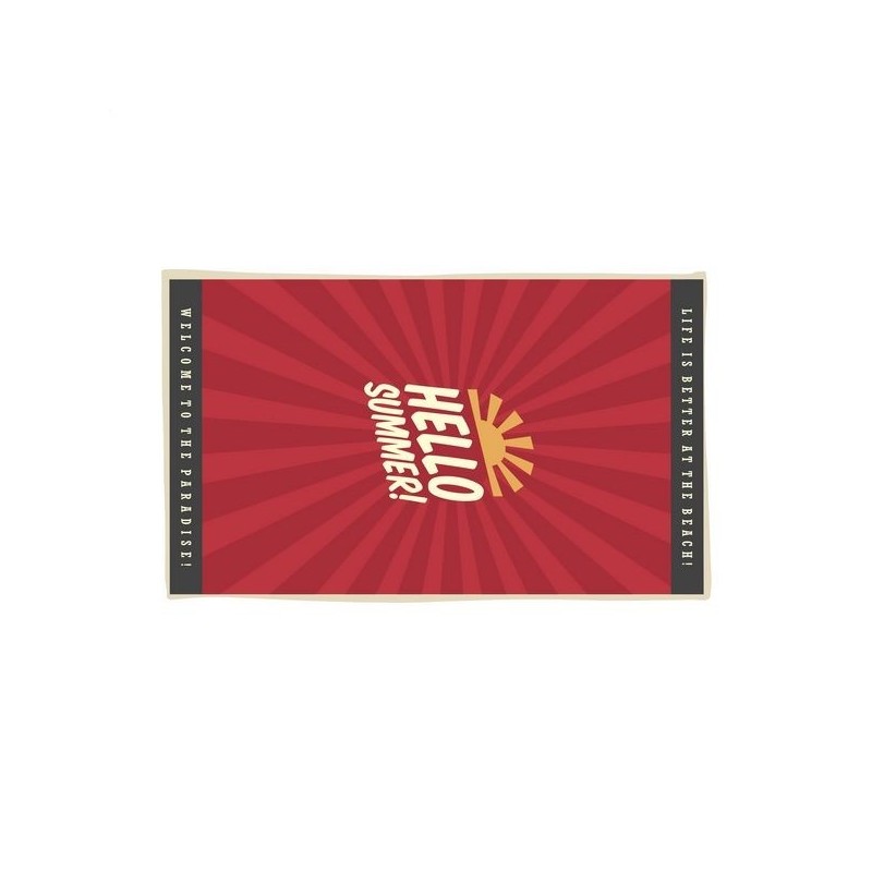 Printed BeachTowel 300 g/m² 100x180 serviette de plage