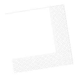 Serviette papier standard 33x33cm (le mille)