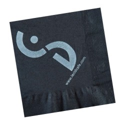 Serviette papier couleur 39x39cm (le mille)