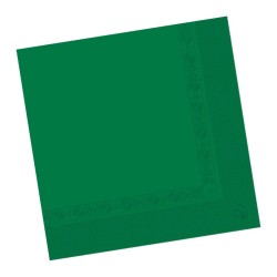 Serviette papier couleur 39x39cm (le mille)