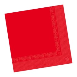 Serviette papier couleur 39x39cm (le mille)