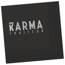 Serviette papier couleur 39x39cm (le mille)