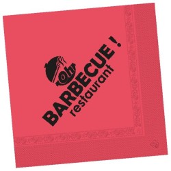 Serviette papier couleur 39x39cm (le mille)