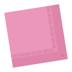 Serviette papier couleur 39x39cm (le mille)