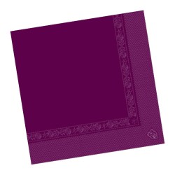 Serviette papier couleur 39x39cm (le mille)