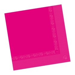 Serviette papier couleur 39x39cm (le mille)