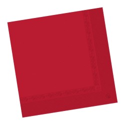 Serviette papier couleur 39x39cm (le mille)