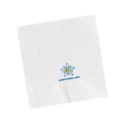 Serviette papier cocktail 25x25cm (le mille)