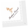 Serviette papier cocktail 25x25cm (le mille)