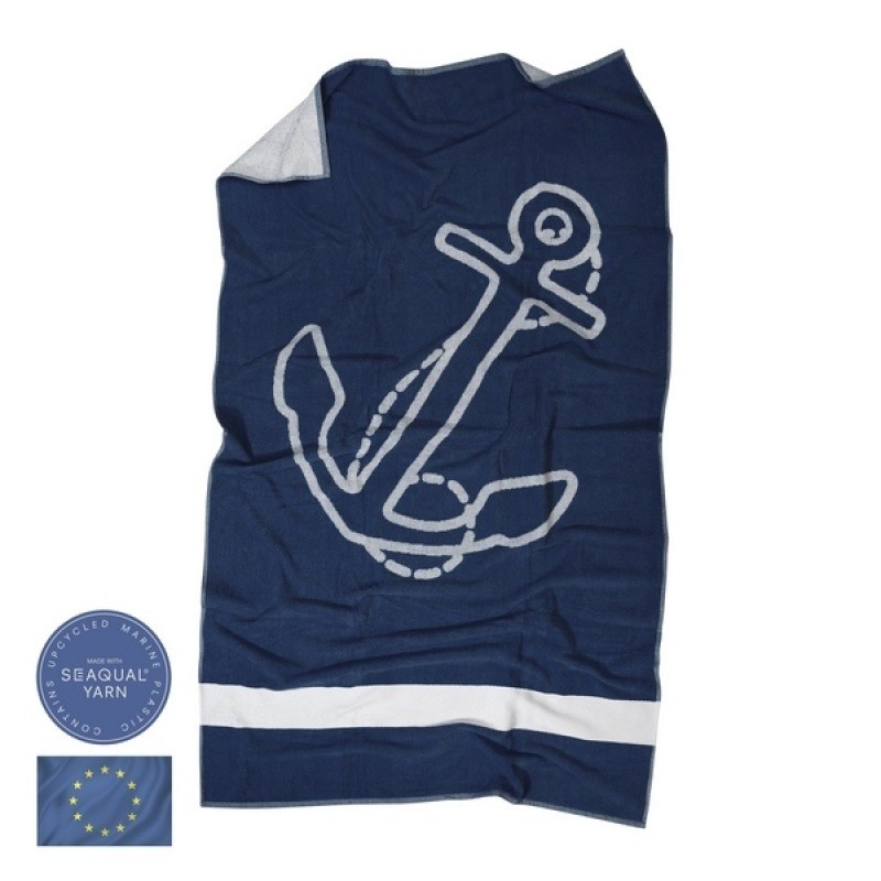 Serviette de plage recyclée ANCRE