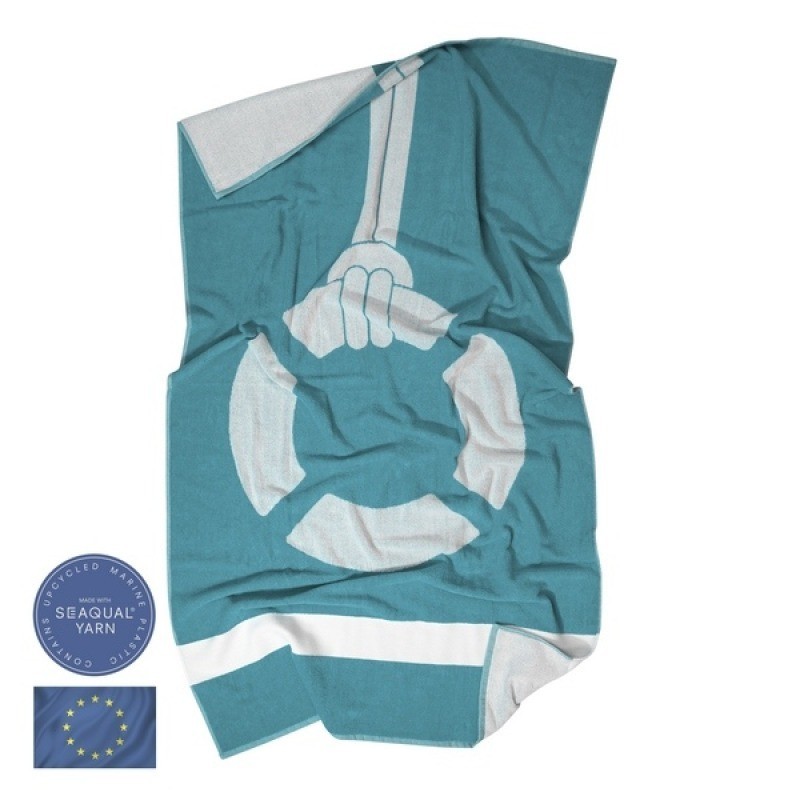 Serviette de plage recyclée bouee