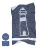 Serviette de plage recyclée phare