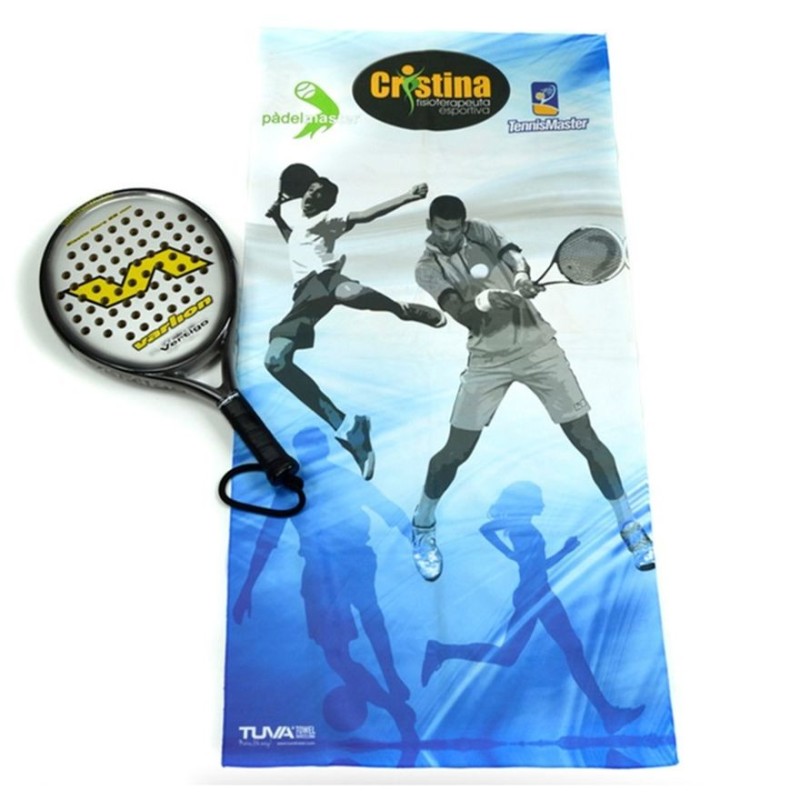 Serviette microfibre 75x155cm quadri