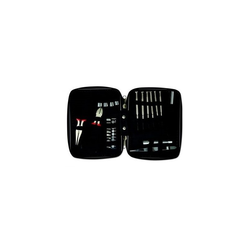 Jeu d'outils dans une boite