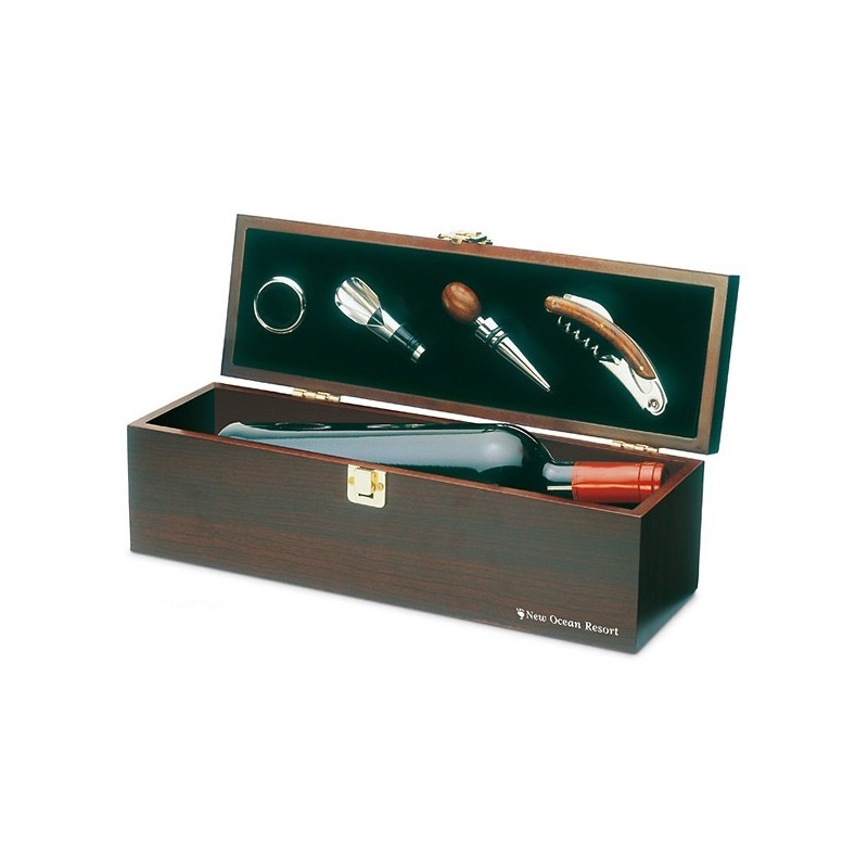Coffret à vin en bois