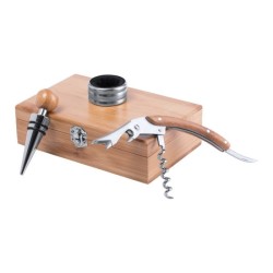 Set à vin - petit coffret bois