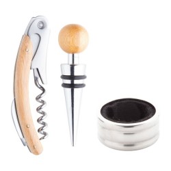 Set à vin - petit coffret bois