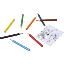 Set à dessin de 8 crayons de couleur et 20 feuilles