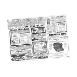 Set de table en papier blanc (le mille)