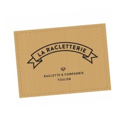 Set de table en papier kraft (le mille)