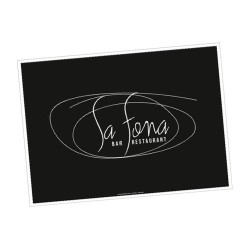 Set de table en papier couleur (le mille)