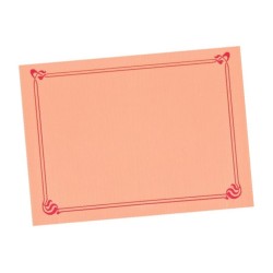 Set de table en papier couleur (le mille)