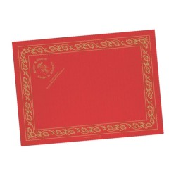 Set de table en papier couleur (le mille)