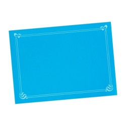 Set de table en papier couleur (le mille)