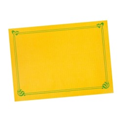 Set de table en papier couleur (le mille)