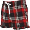 Short femme à motif tartan - skinni fit