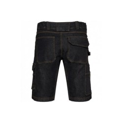 Bermuda denim multipoches homme