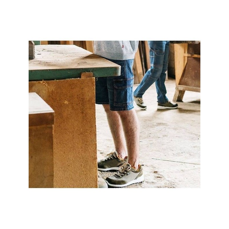 Short en jean - BERMUDA DENIM STRETCH MULTIPOCHES