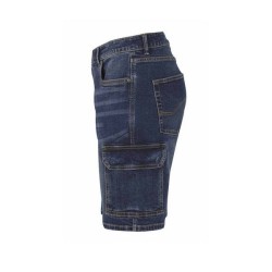 Short en jean - BERMUDA DENIM STRETCH MULTIPOCHES