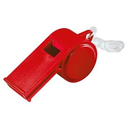 Sifflet à roulette Sport avec cordelette